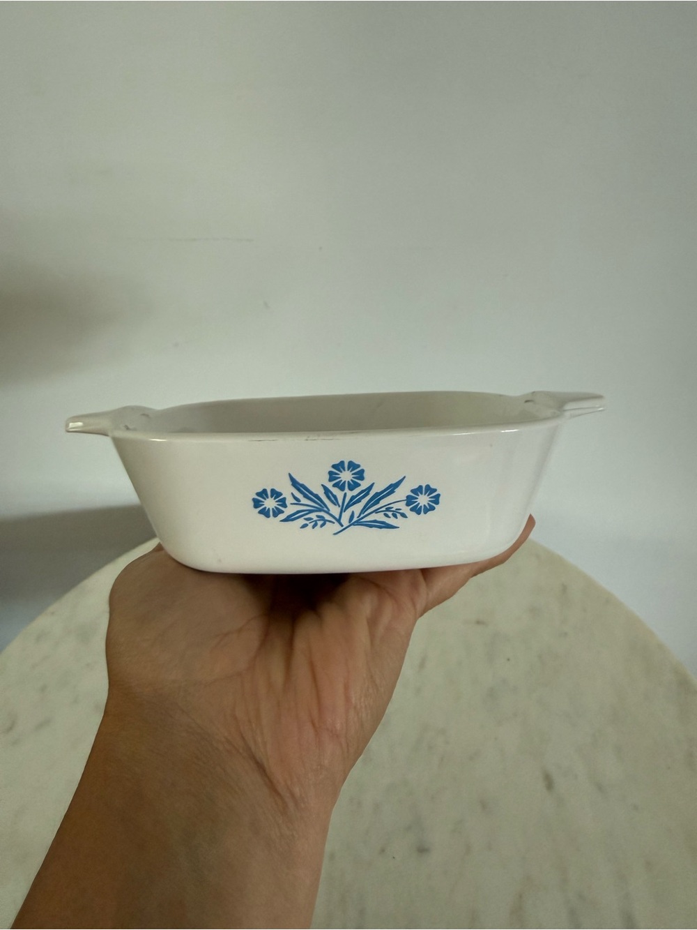 Vintage Corning Ware Silk & Roses Casserole Dish A-1-B, 1 Liter with lid